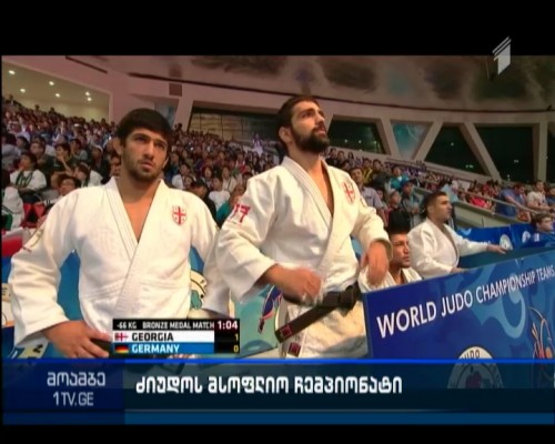 Georgian judo team won bronze medal