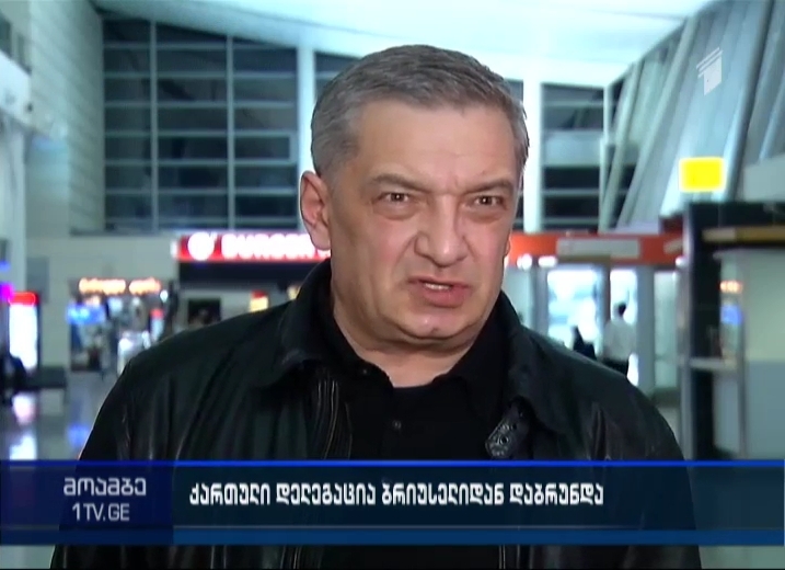 საპარლამენტო დელეგაცია ბრიუსელიდან დაბრუნდა