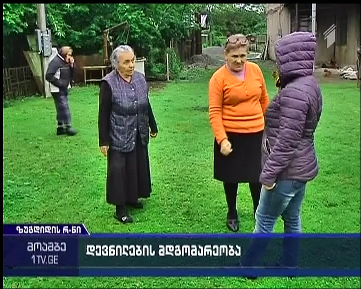 სოფელ რუხში, სამკერვალოს ყოფილ შენობაში მცხოვრები დევნილები დახმარებას ითხოვენ