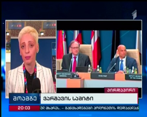 NATO-Georgia Commission - Warsaw in center of media