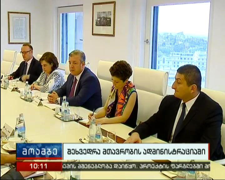 კვირიკაშვილმა ევროსაბჭოს საპარლამენტო ასამბლეის წინასაარჩევნო მისიის წევრები მიიღო