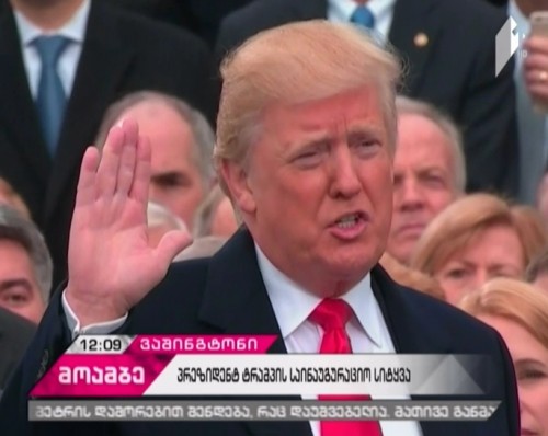 Donald Trump sworn in as 45th President of America