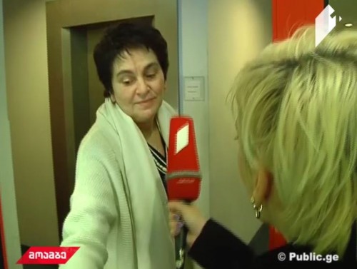 First comment of Shorena Tetruashvili with GPB 