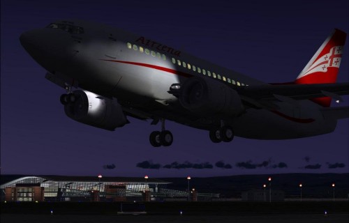 First flight in direction of Poland carried out