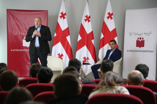 პრეზიდენტი, კამპანიის „კონსტიტუცია ყველასია“ ფარგლებში, ეთნიკური უმცირესობების წარმომადგენლებს შეხვდა