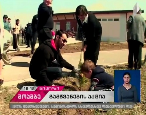 Trees planted in Nikozi village