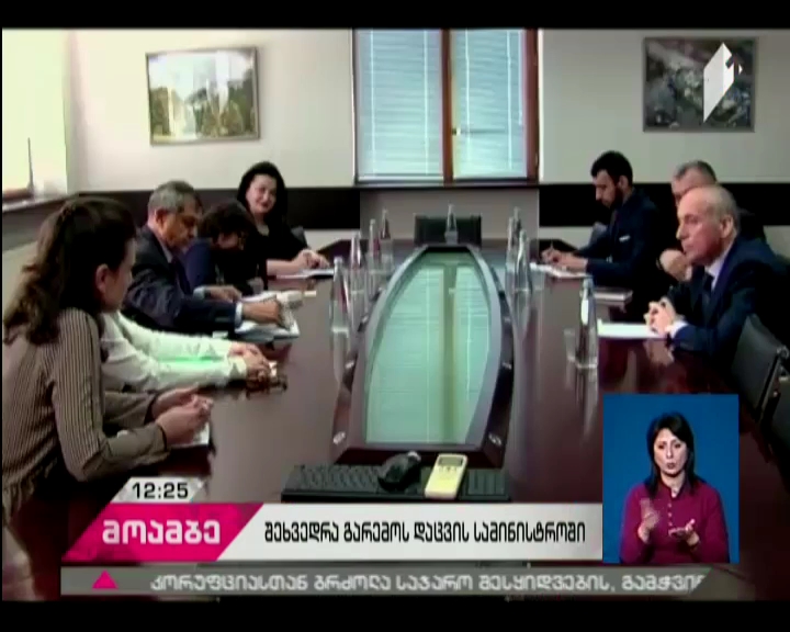 გარემოს დაცვის მინისტრის მოადგილე ინტელექტუალური საკუთრების მსოფლიო ორგანიზაციის წარმომადგენლებს შეხვდა
