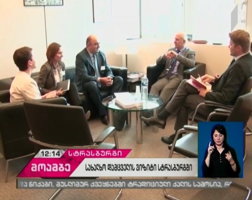 Georgian Public Defender meets with Commissioner for Human Rights