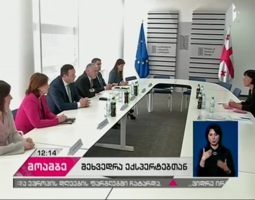 იუსტიციის მინისტრის პირველი მოადგილე  „ევროჯასტის“ ექსპერტებს შეხვდა