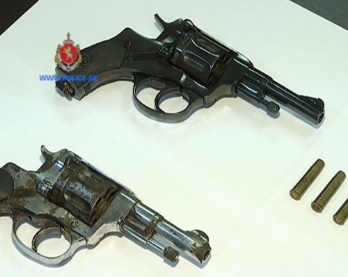 One person detained on charge of illegal keeping of arms and ammunition
