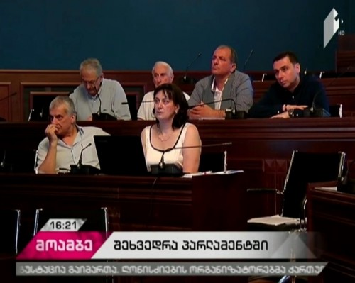 სივრცით მოწყობასა და მშენებლობის კოდექსთან დაკავშირებით, დარგობრივი ეკონომიკის კომიტეტში შეხვედრა მიმდინარეობს