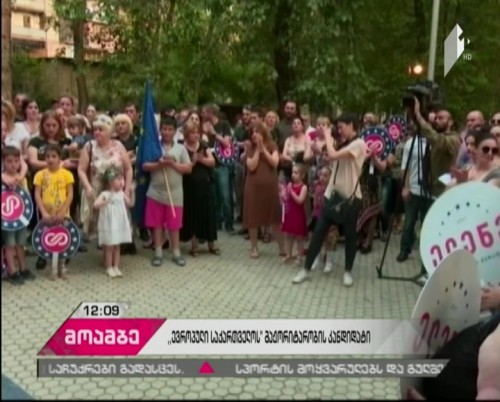 Elene Khoshtaria presents social program in Avchala 