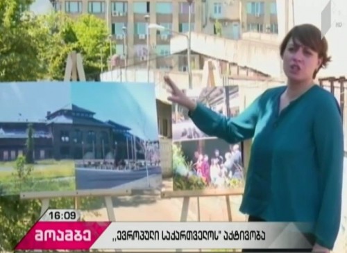 Elene Khoshtaria presents reconstruction plan of Laguna Vere territory