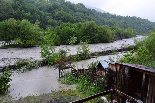 Flood in Racha region