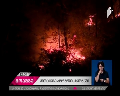 არდაგანის სასაფლაოსთან ღამით ცეცხლის კერა გაძლიერდა -ადგილზე ვითარებას პრემიერი და შს მინისტრი გაეცნენ