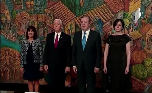Giorgi Kvirikashvili hosts US Vice President at official dinner