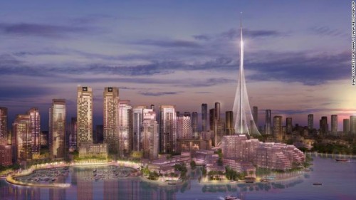 დუბაის Creek Tower მსოფლიოს ყველაზე მაღალი შენობა იქნება