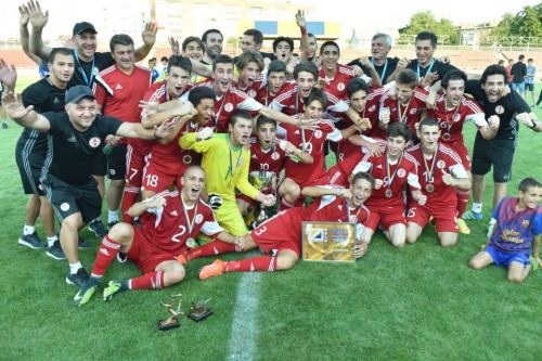 საქართველოს 17-წლამდელ ფეხბურთელთა ნაკრები უკრაინული ტურნირის გამარჯვებული ზედიზედ მეორედ გახდა