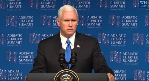 U.S. Vice President Arrives In Montenegro at End of Eastern Europe Trip