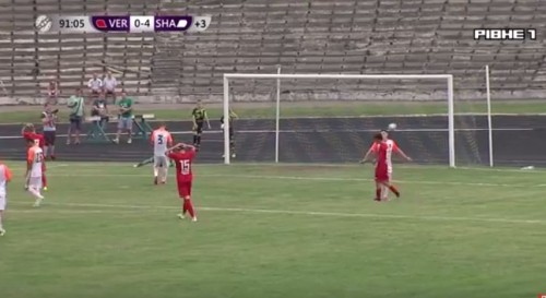 უკრაინის 21-წლამდელთა ჩემპიონატზე დონეცკის „შახტარმა“ „ვერესს“ ოთხი უპასუხო გოლი გაუტანა 
