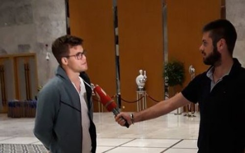 Magnus Carlsen visiting Georgia