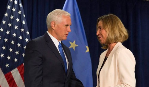 მაიკ პენსმა და ფედერიკა მოგერინიმ საქართველოს შესახებ ისაუბრეს