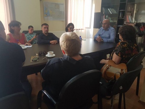 კულტურული მემკვიდრეობის დაცვის ეროვნული სააგენტოს გენერალური დირექტორი ნიკოლოზ ანთიძე საყდრისის კომიტეტის წევრებს შეხვდა