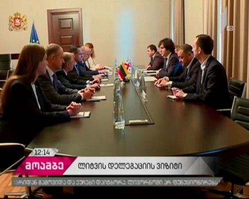 Irakli Kobakhidze met Parliamentary Delegation of Lithuania