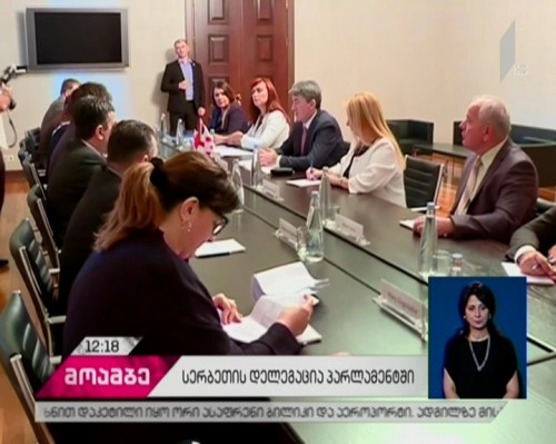 ირაკლი კობახიძე სერბეთის რესპუბლიკის პარლამენტის საგარეო საქმეთა კომიტეტის წევრებს შეხვდა