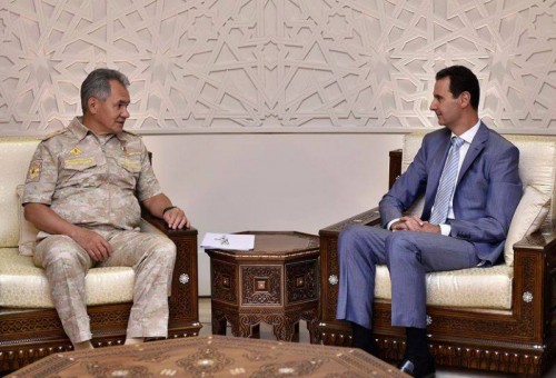 Russian Defense Minister met Assad in Damascus