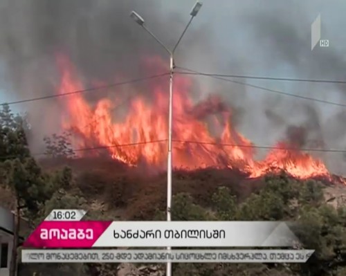 ცირკის მიმდებარე ტერიტორიაზე ხანძარი ლიკვიდირებულია - რა გახდა ცეცხლის გაჩენის მიზეზი