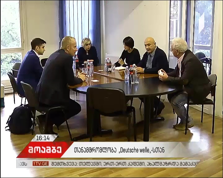 Representatives of Deutsche Welle visiting GPB
