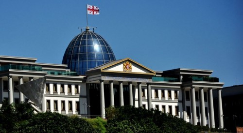 President meeting with members of parliamentary majority