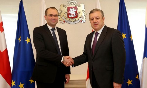  გიორგი კვირიკაშვილი ფინეთის თავდაცვის მინისტრს შეხვდა 