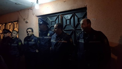 სოფელ თაზაქენდში, მეცამეტე საარჩევნო უბანზე საპატრულო პოლიციაა მობილიზებული 