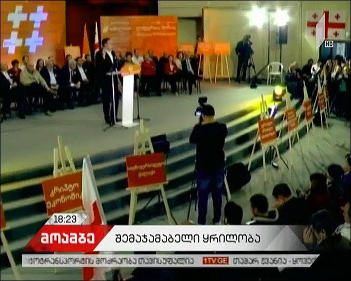 „ერთობა-ახალმა საქართველომ“ შემაჯამებელი ყრილობა გამართა 