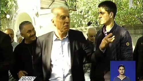 Tamaz Mechiauri winning Tianeti Mayoral Elections