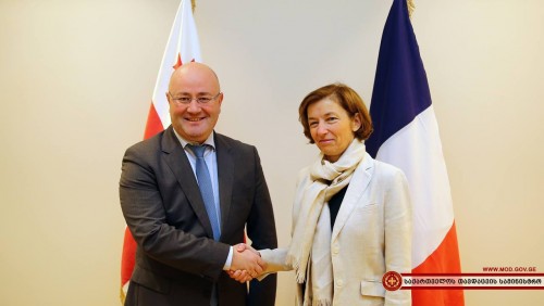 ლევან იზორია საფრანგეთის თავდაცვის მინისტრს შეხვდა