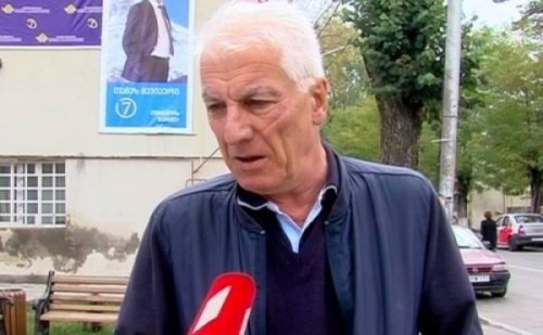 Tamaz Mechiauri winning Tianeti Mayoral Elections