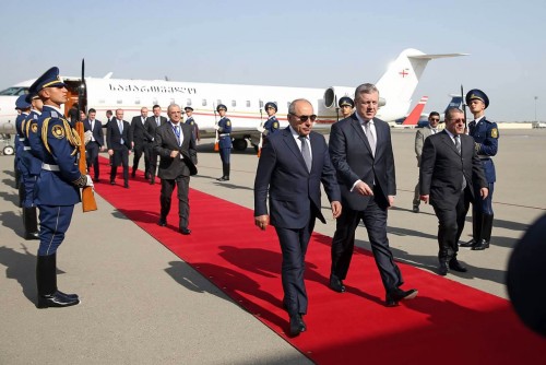  Giorgi Kvirikashvili is paying a working visit to Azerbaijan
