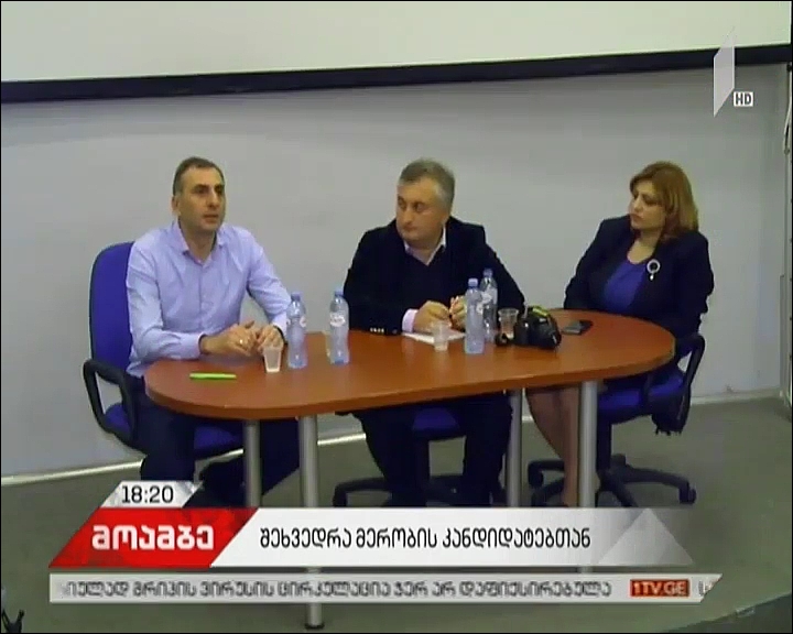 ეთნიკური უმცირესობების საბჭო თბილისის მერობის კანდიდატებს შეხვდა