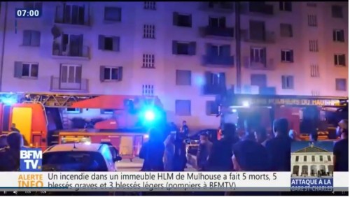 Eastern France social housing fire leaves 5 dead