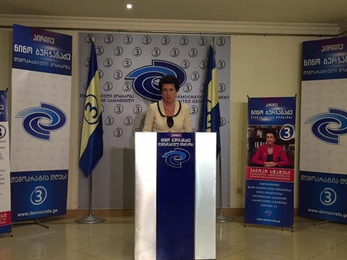 Nino Burjanadze talks about falsification of elections