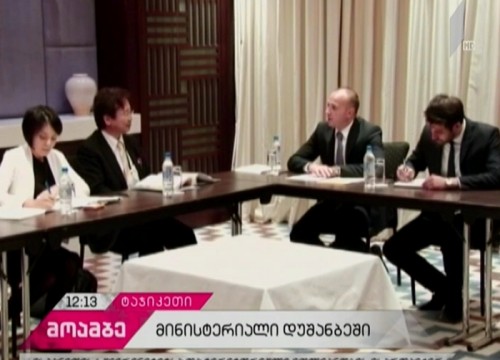 Minister of Regional Development and Infrastructure visiting Tajikistan