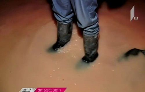 Several districts of Kobuleti resort flooded