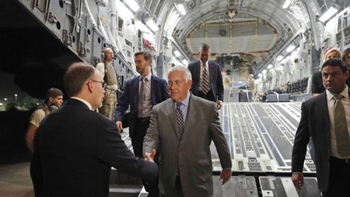 აშშ-ის სახელმწიფო მდივანი მოულოდნელი ვიზიტით ბაღდადში ჩავიდა