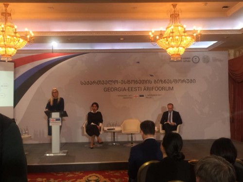 თბილისში ​საქართველო-ესტონეთის ბიზნესფორუმი მიმდინარეობს 
